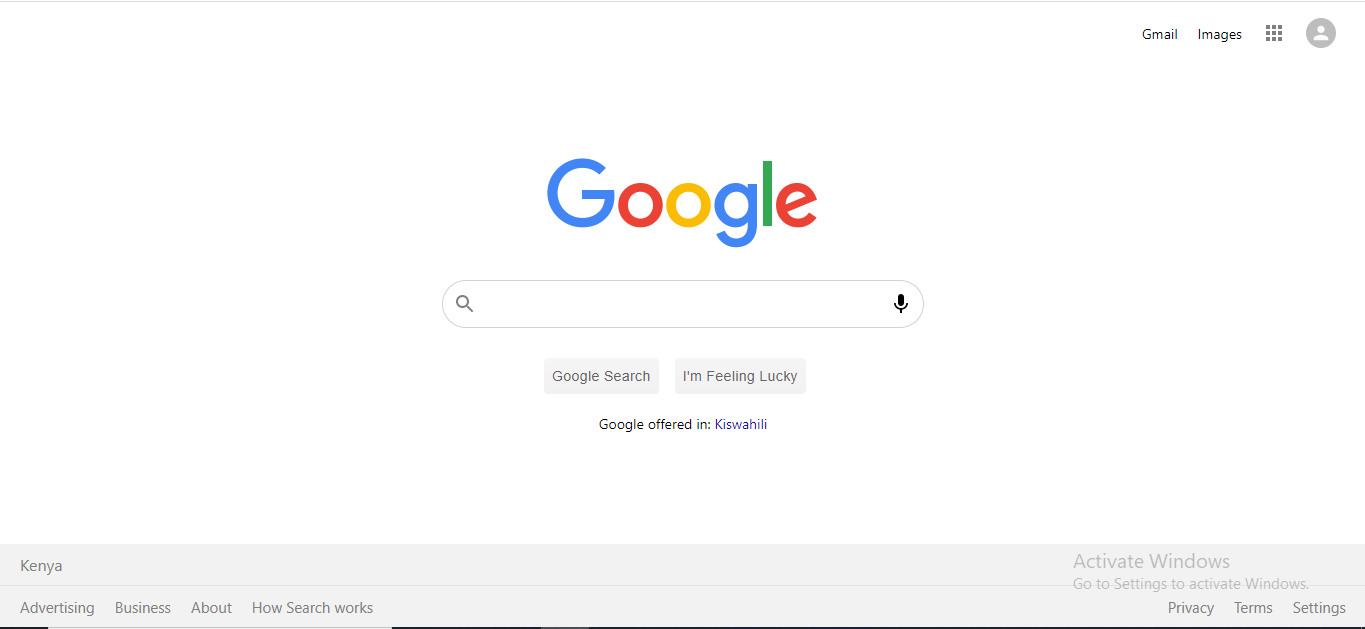 Goole Clone UI